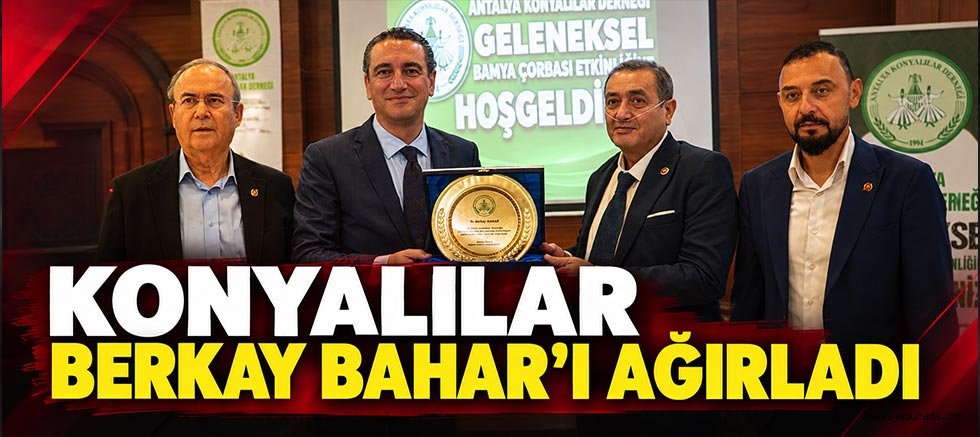 Konyalılar Berkay Bahar’ı Ağırladı