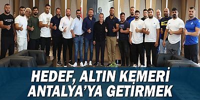 Antalya Büyükşehir güreşçileri Kırkpınar’a hazır!